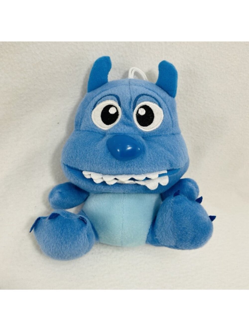 Blue Monster Plush Toy Hangtag Backpack Hang Attachment Mirror Suction Cup Kid